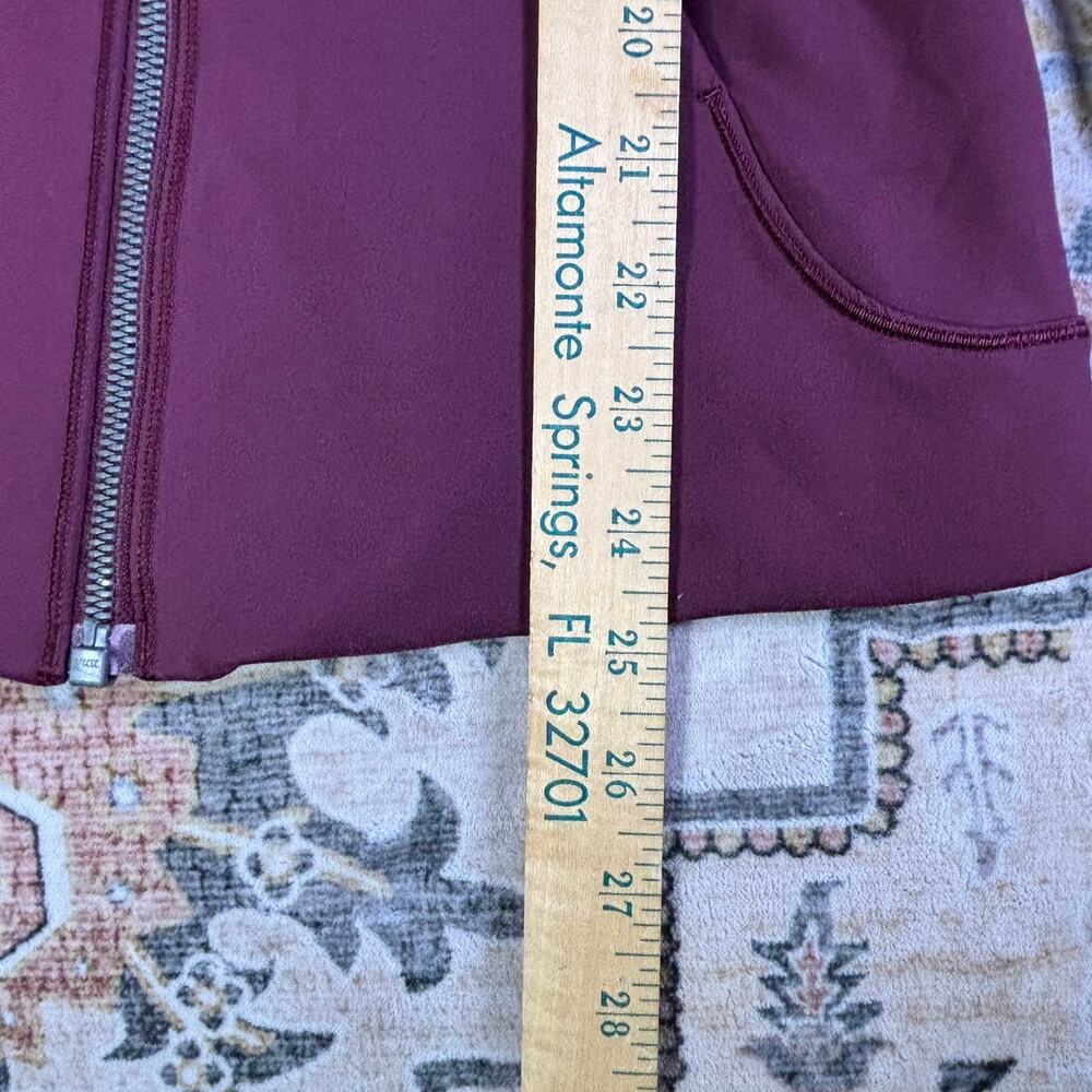 Lululemon Every Journey Hoodie Maroon Garnet Zip Up Jacket Athletic Gym 4/6 - Picture 8 of 11